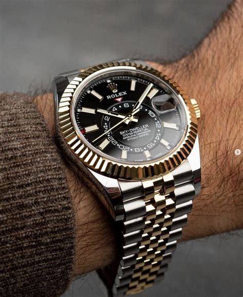 rolex sky dweller black band